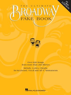 cover image of The Ultimate Broadway Fake Book  (Songbook)
